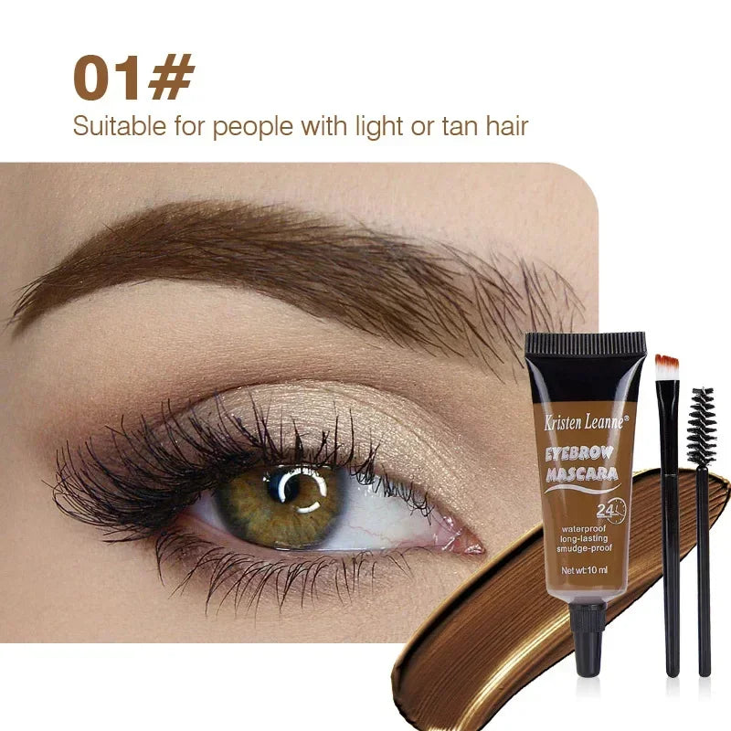 4-Color Waterproof Eyebrow Cream