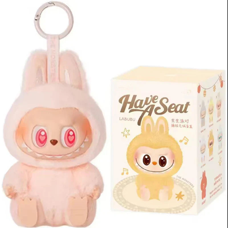 Hot Labubu Anime Figure Blind Box Have A Seat Pendant
