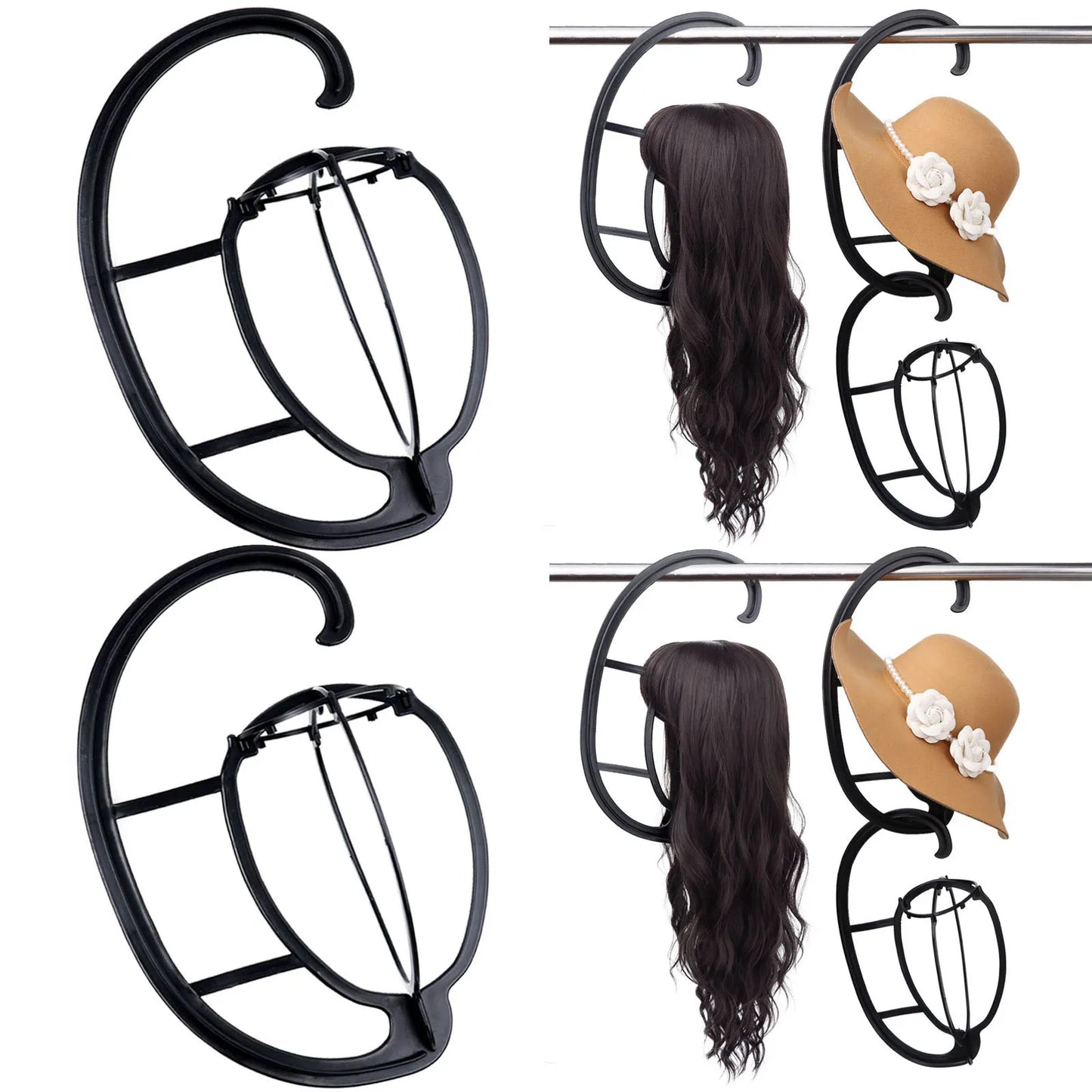 Portable Collapsible Wig Stand