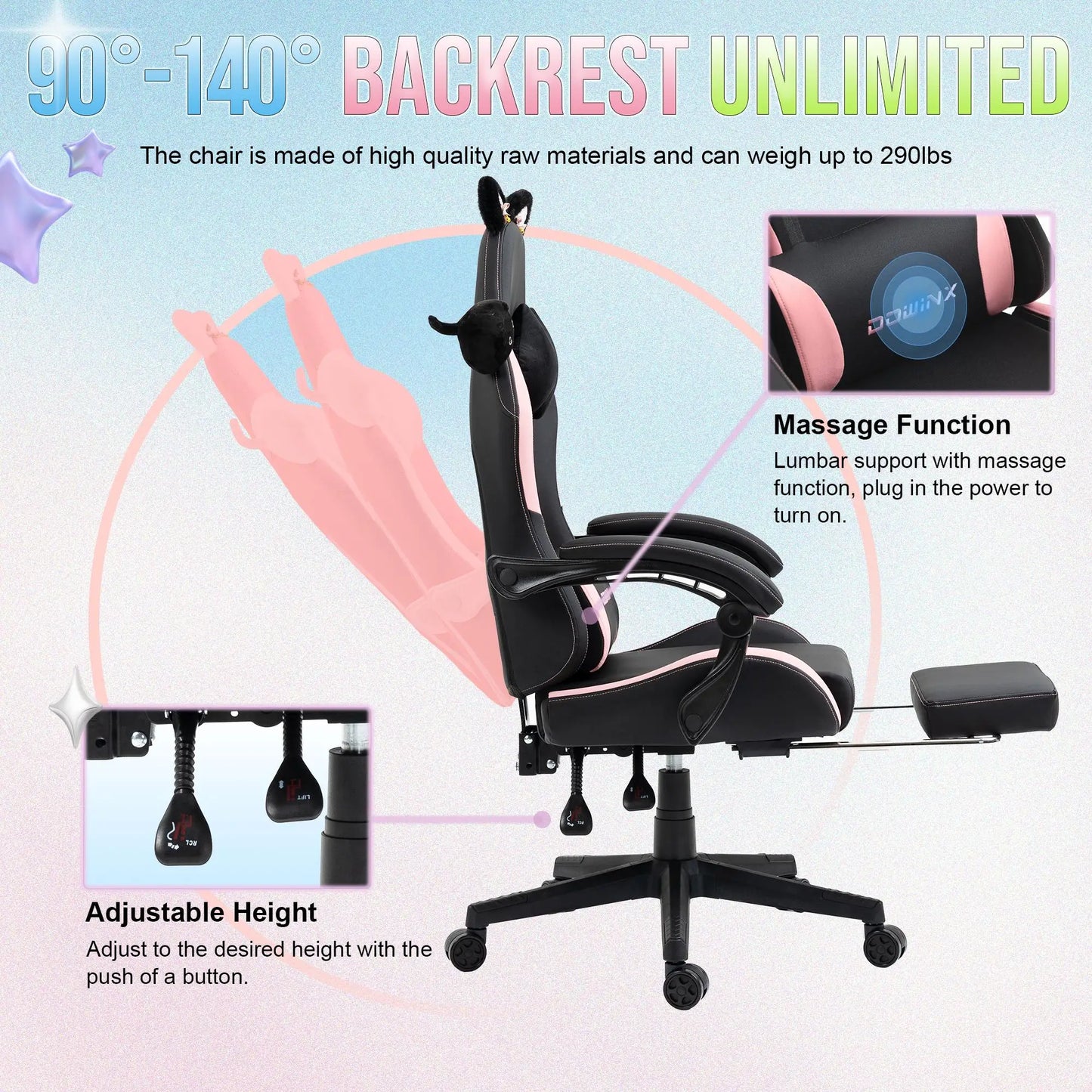 Dowinx Cat-Ears Gaming Chair