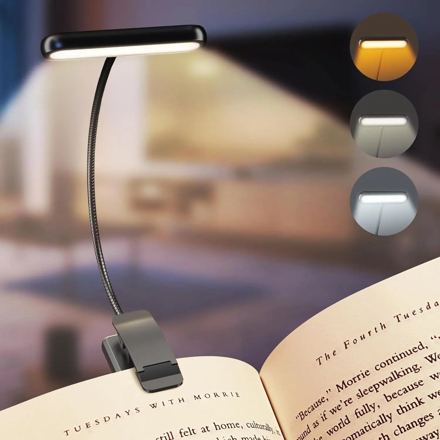 USB Rechargeable LED Book Light