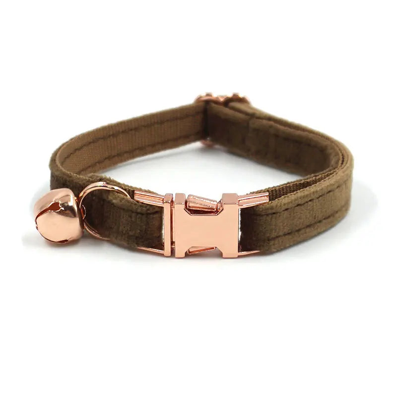 Personalized Velvet Cat Collar