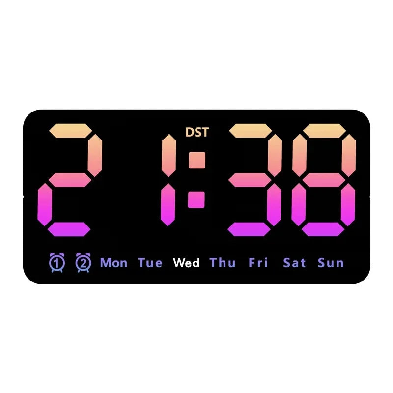 Voice Control Large LED Clock