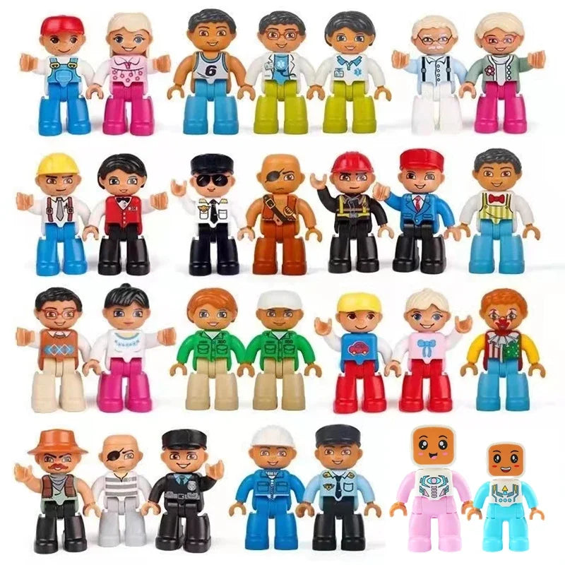 City Careers Action Figures Blocks