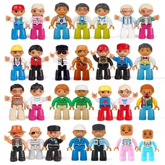 City Careers Action Figures Blocks