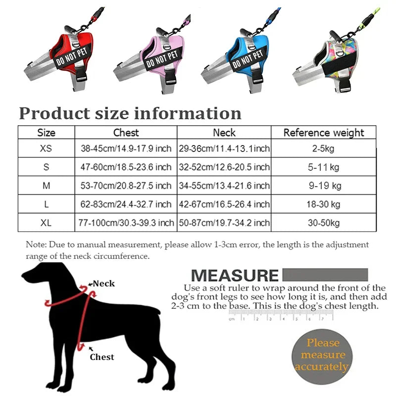 KOMMILIFE Reflective Dog Harness