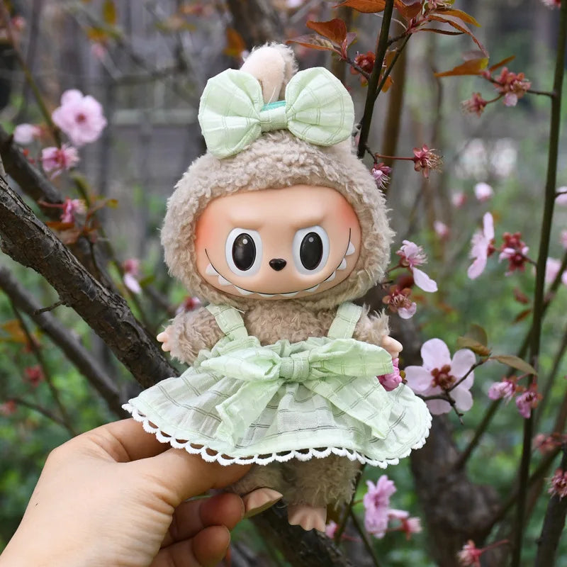 EXO Labubu Overalls Hat Set