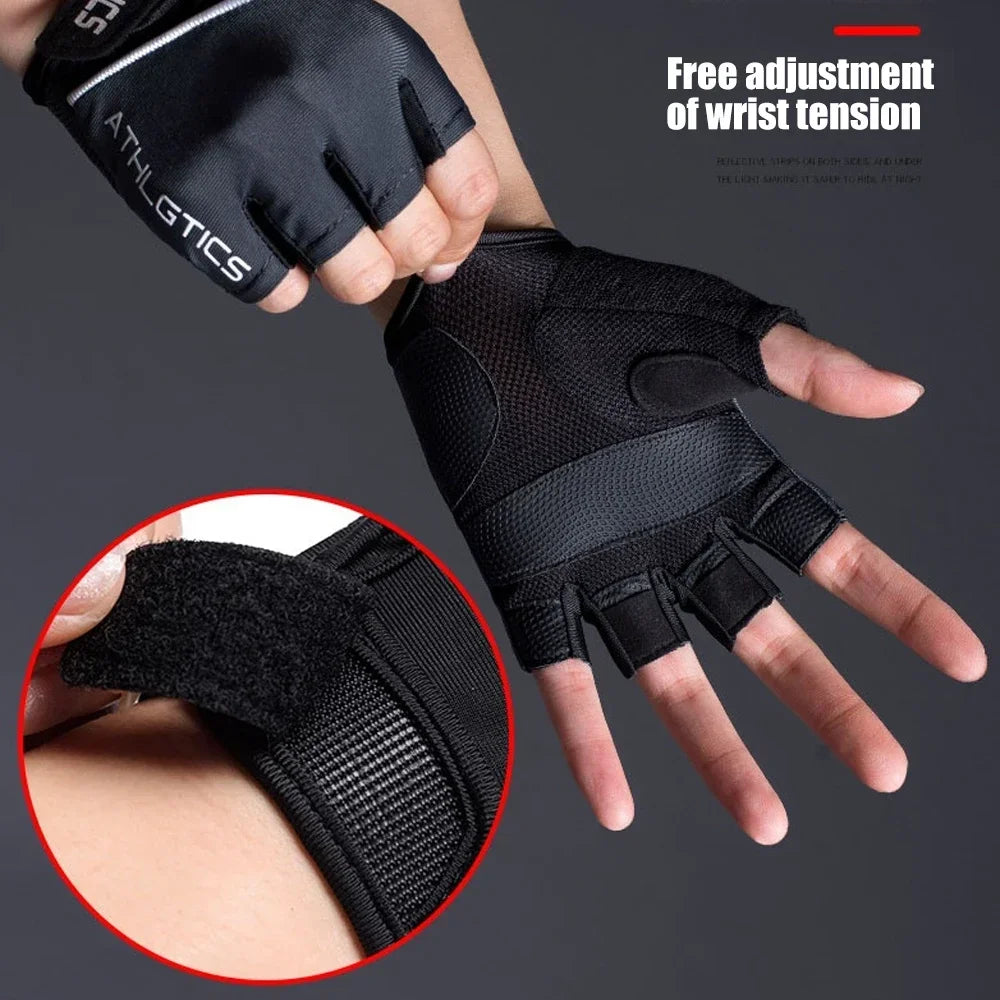 Breathable Fingerless Gym Gloves