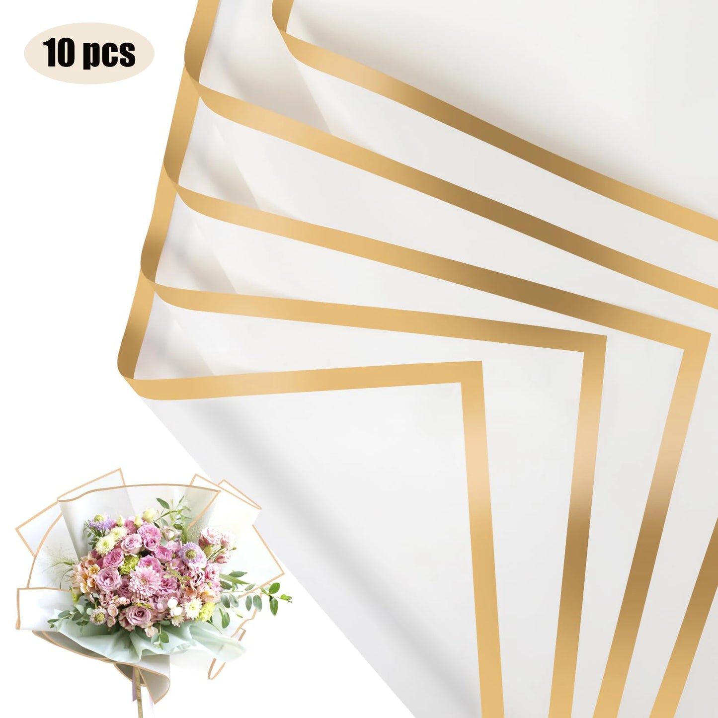 Flower Wrapping Paper Sheets
