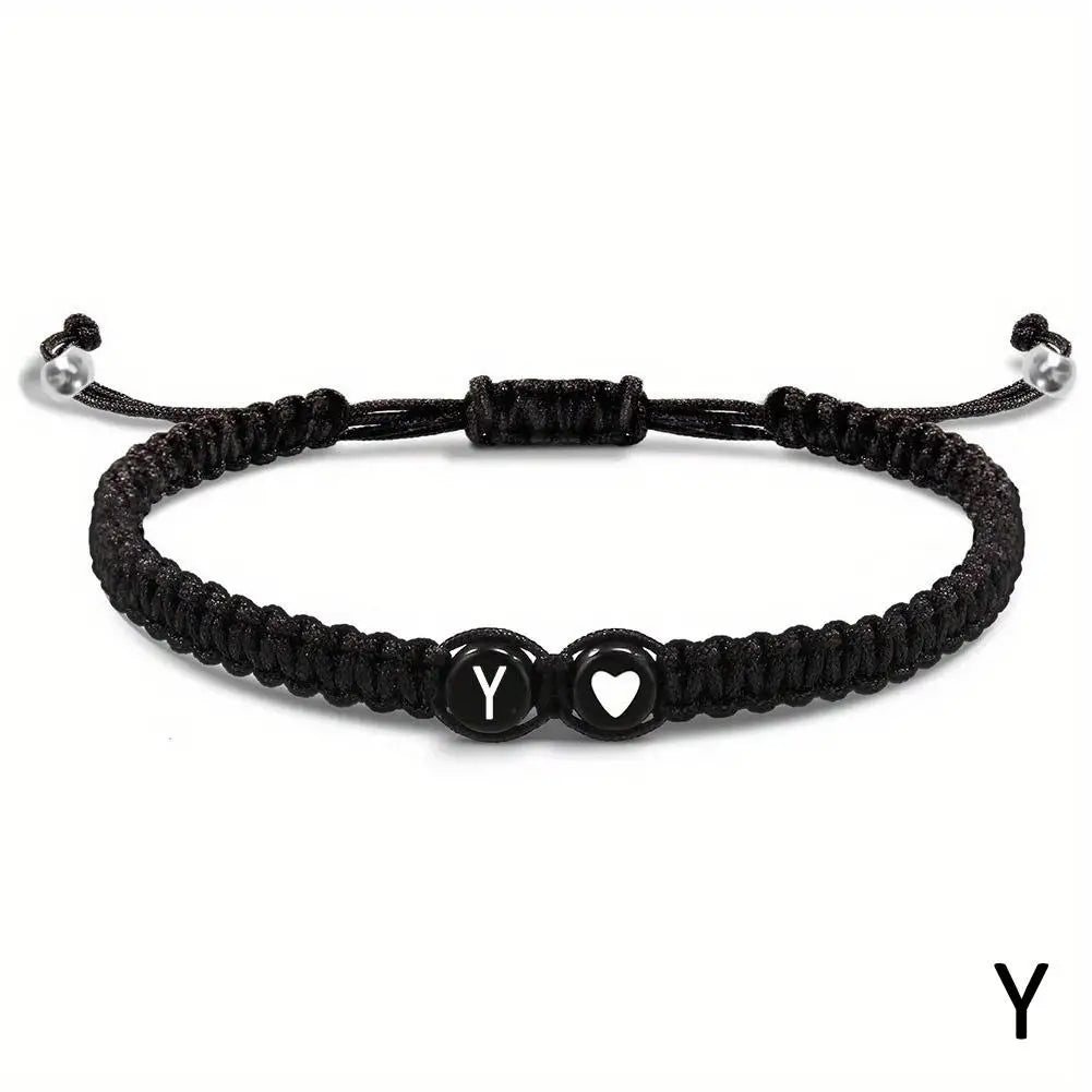 A-Z Initial Heart Bracelet