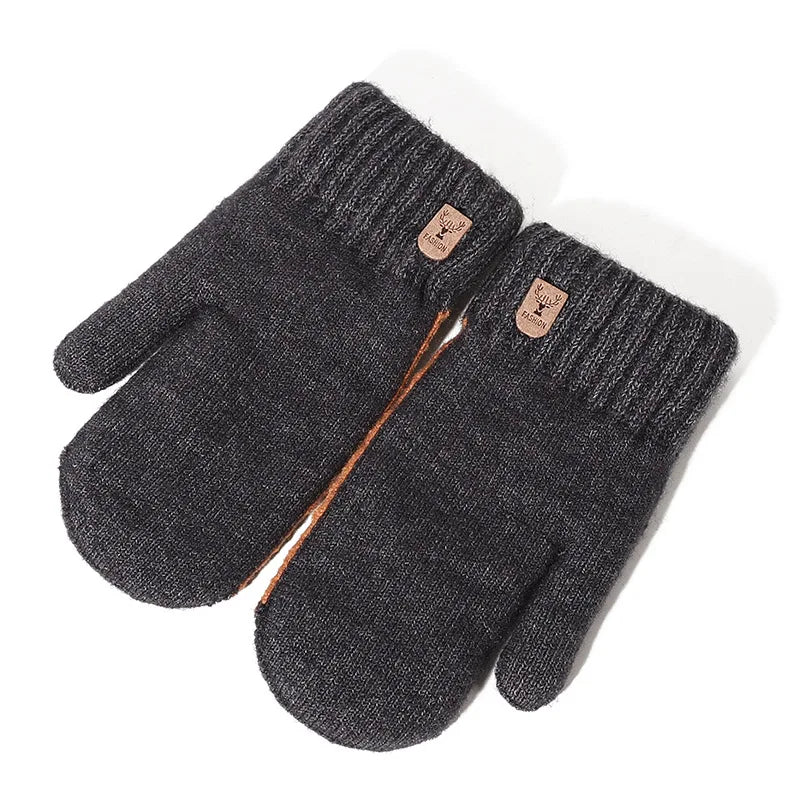 Men’s Double-Layer Winter Gloves