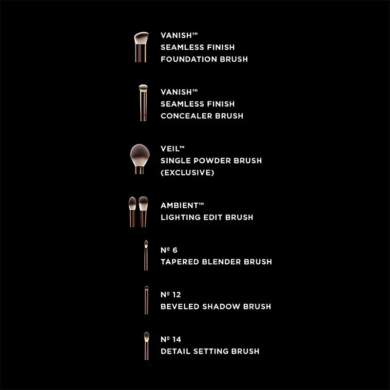 HOURGLASS Vegan Travel Brush Set