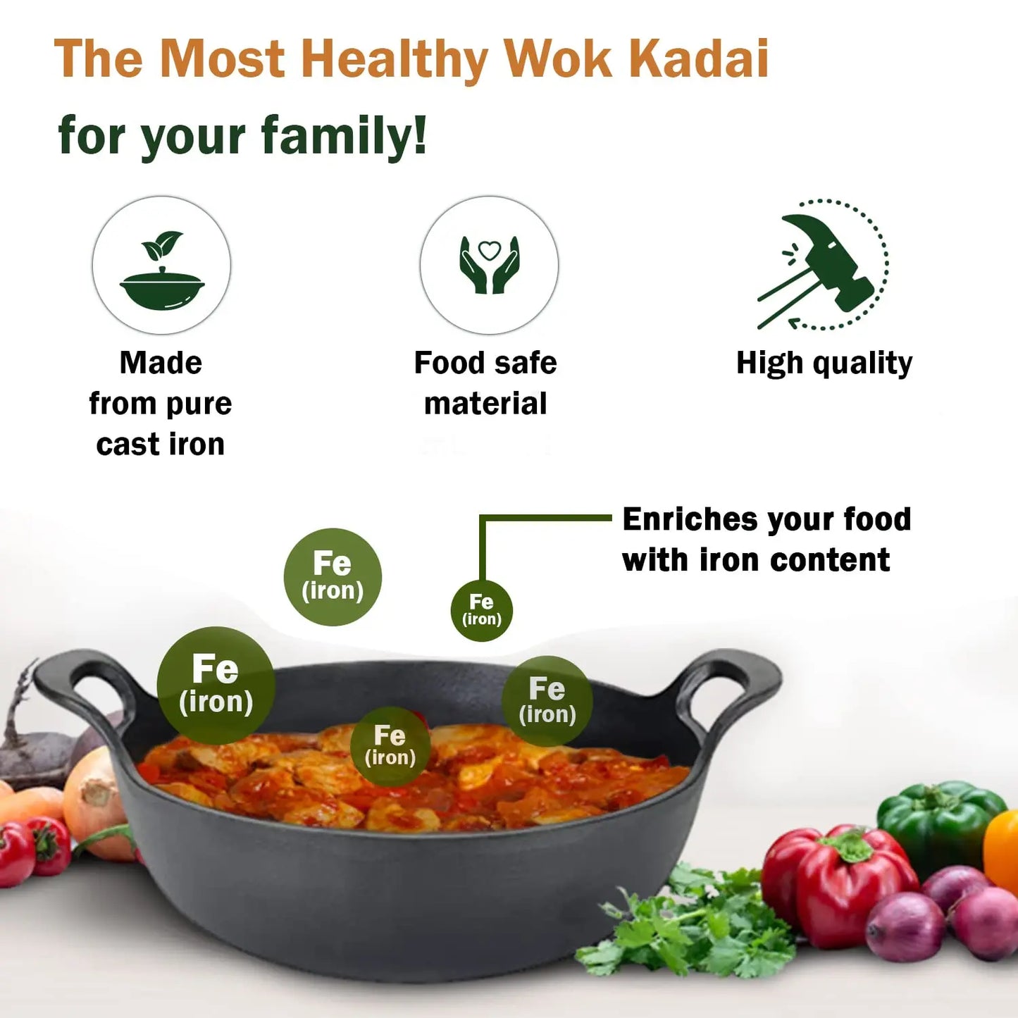 Cast Iron Casserole Dish