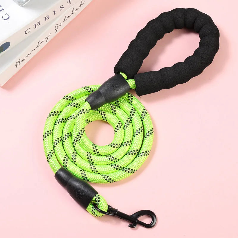 Reflective Dog Leash with Handle