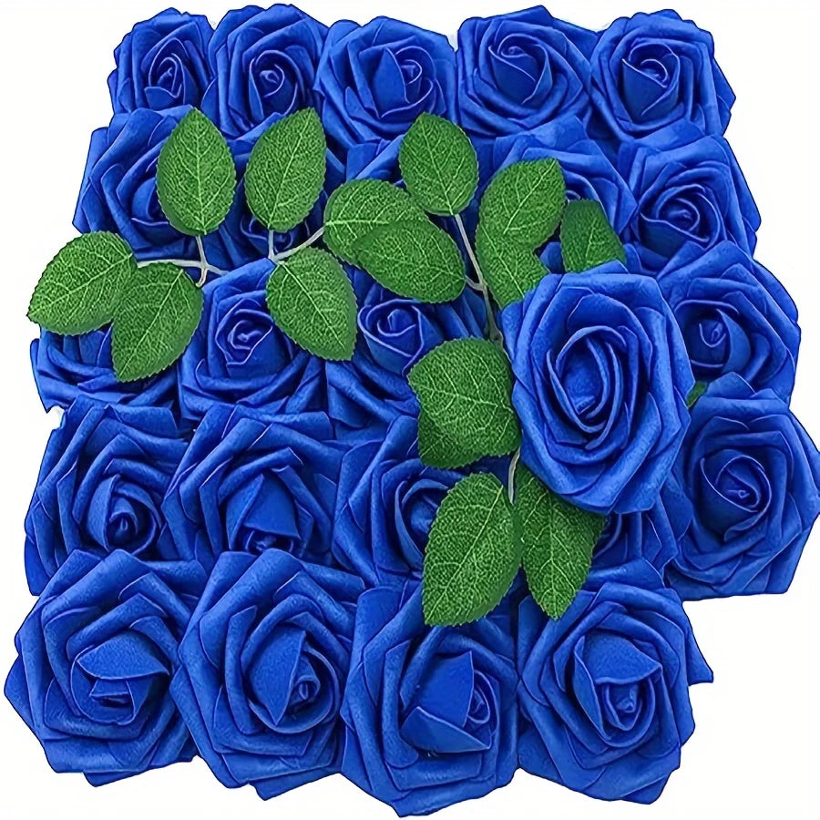 Artificial Rose Flowers with Stems
