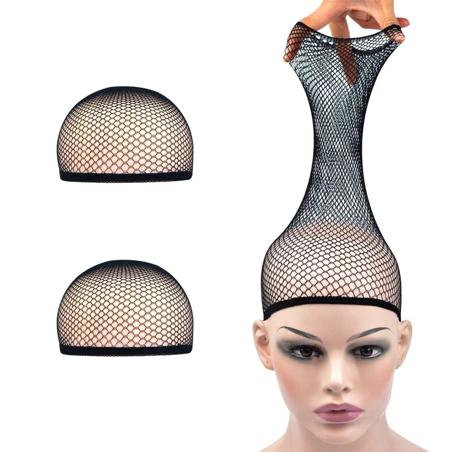 Stretchable Mesh Wig Cap Set