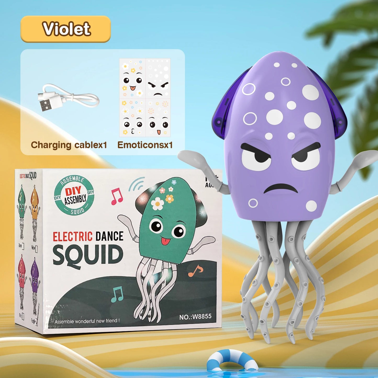 CONUSEA Electric Dancing Squid Toy