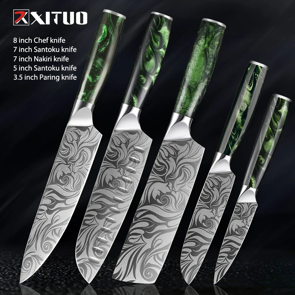 XITUO Stainless Steel Knife Set