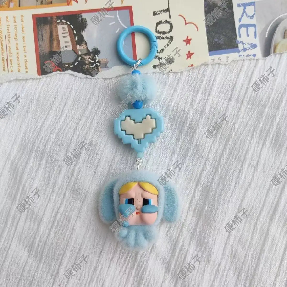 Kawaii Labubu CryBaby Keychain Pendant