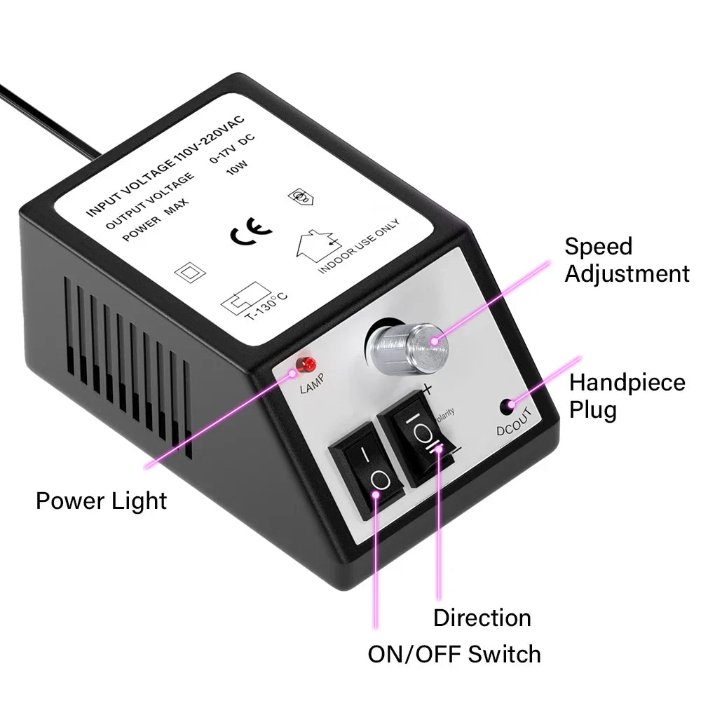 YIKOOLI Professional Nail Drill Machine