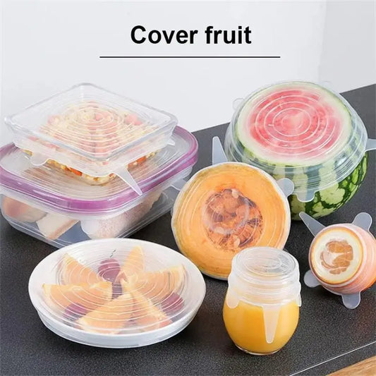 Silicone Stretch Fresh-Keeping Cover Set