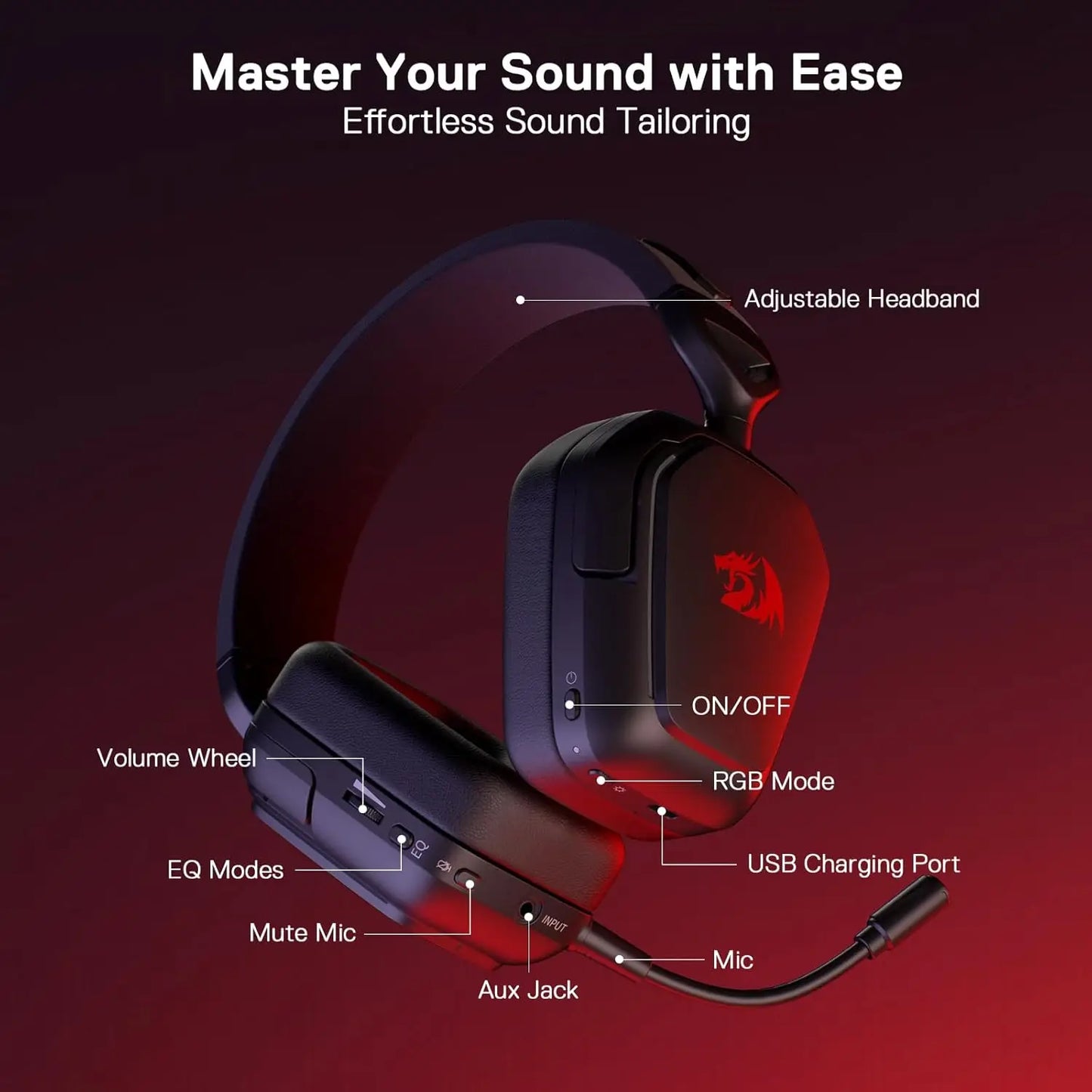 Redragon H868 Wireless Headset