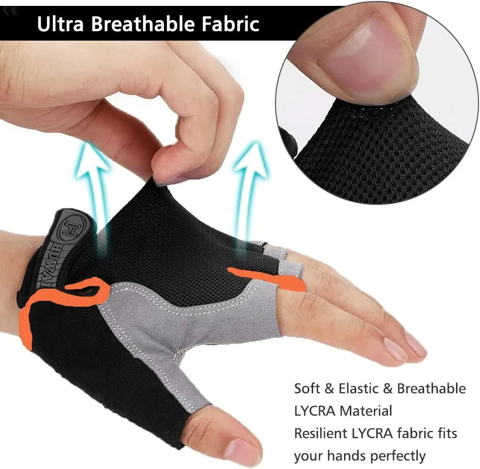 WRELS Breathable Anti-Slip Cycling Gloves