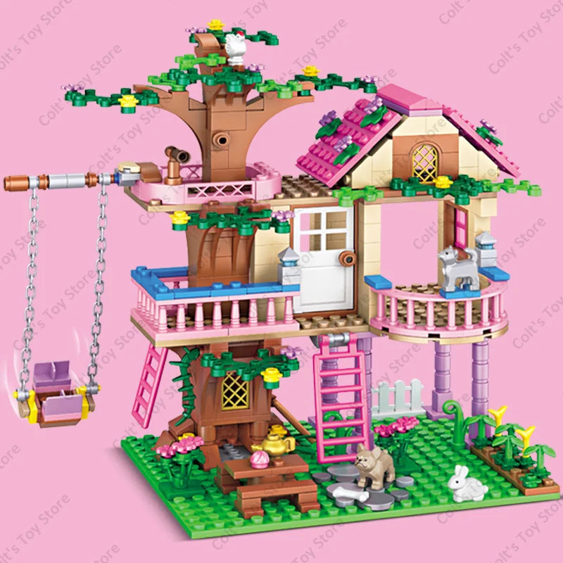 Girls Tree House Blocks