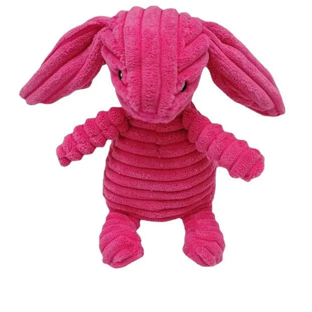 YOUSE Corduroy Donkey Dog Chew Toy