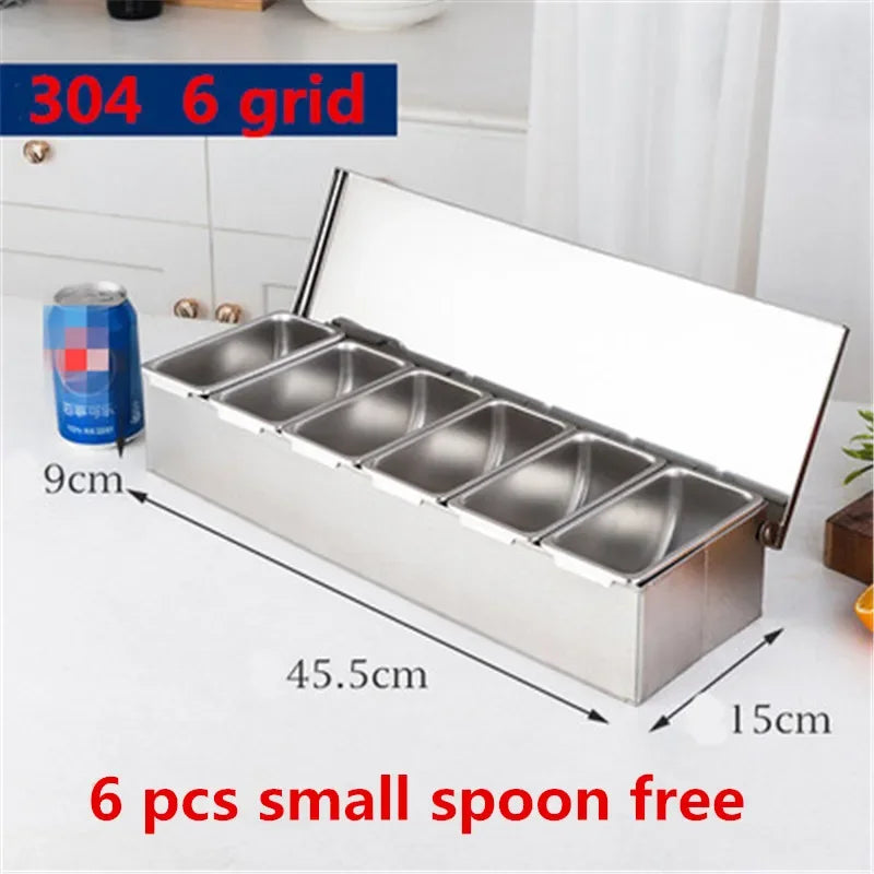Stainless Steel Seasoning Box