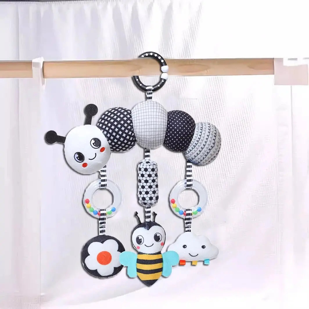 ASWJ Baby Rattle Hanging Stroller Toy