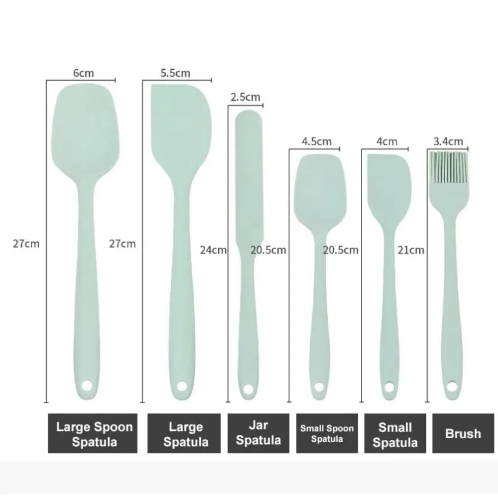 6-Piece Silicone Spatula Set