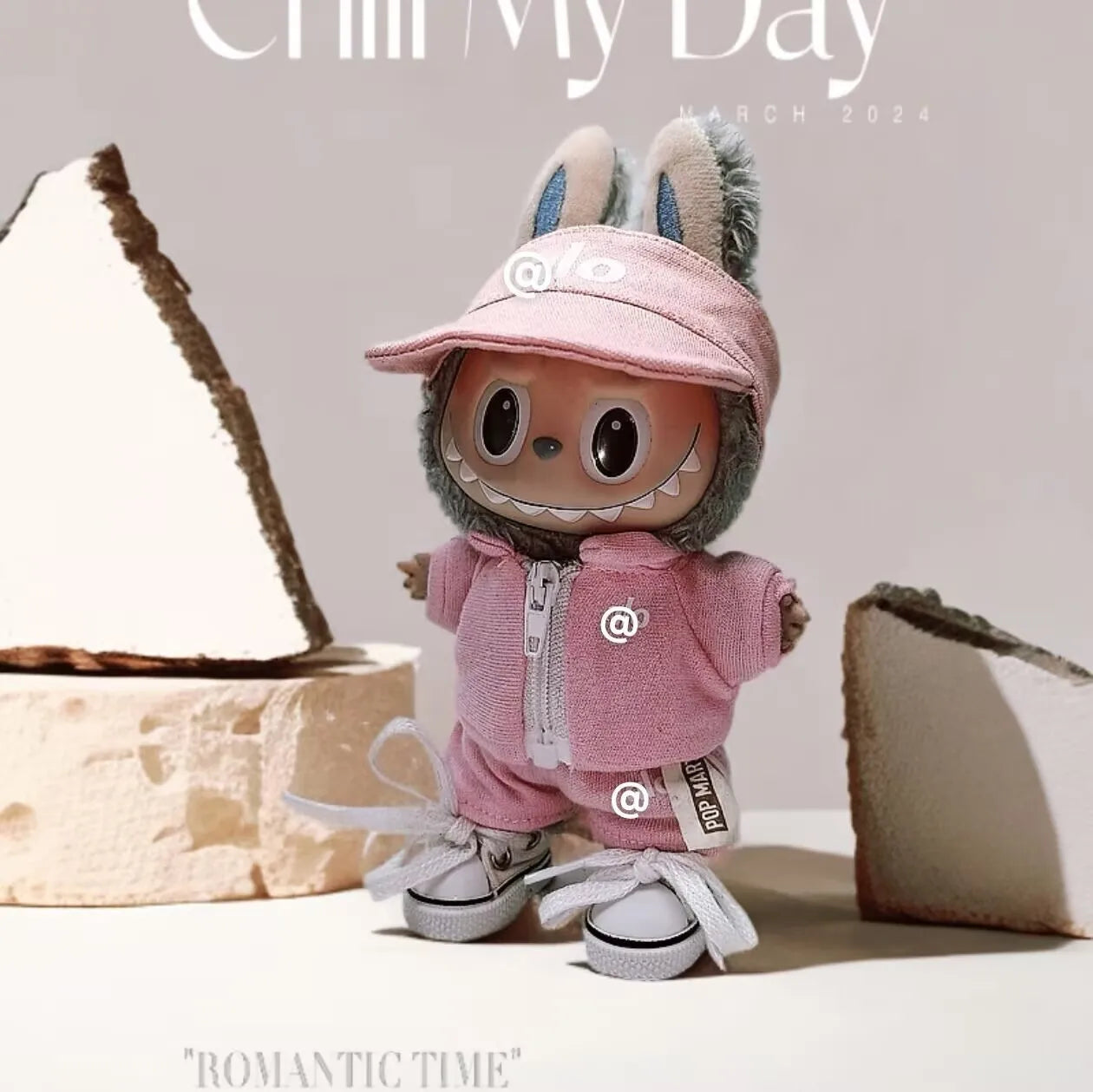 POP MART Labubu Doll 17cm Designer Outfit Set