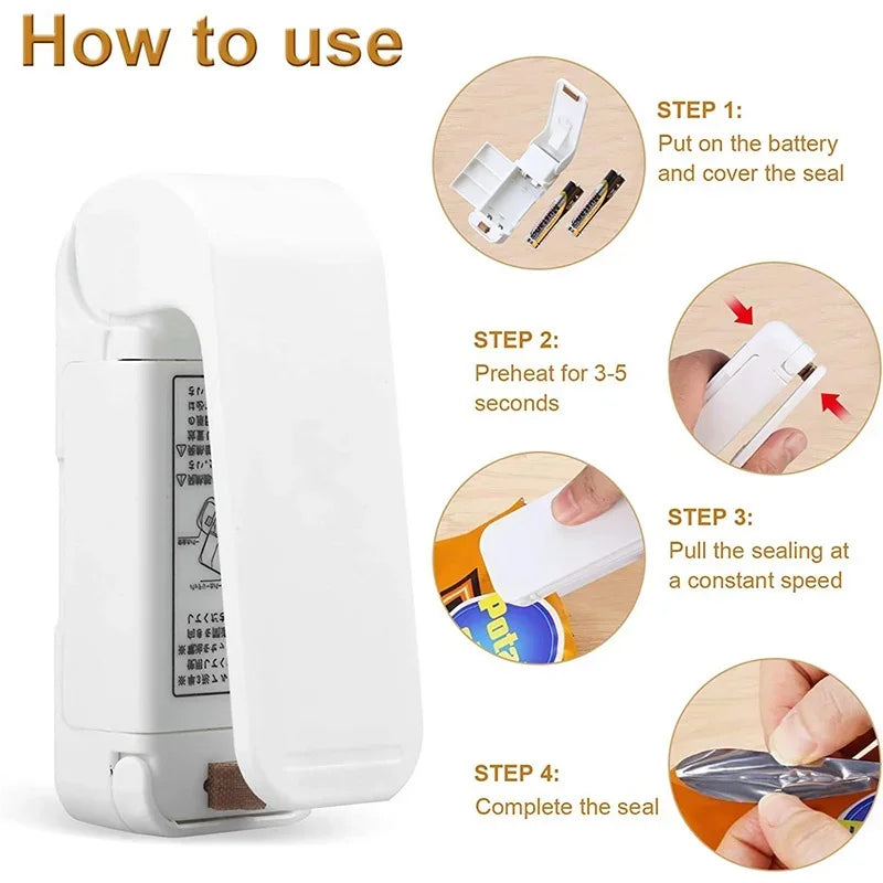 HAOYUNMA Mini Portable Bag Sealer