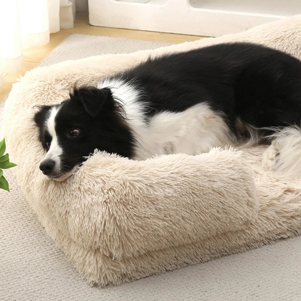 Half Surround Soft Pet Bed