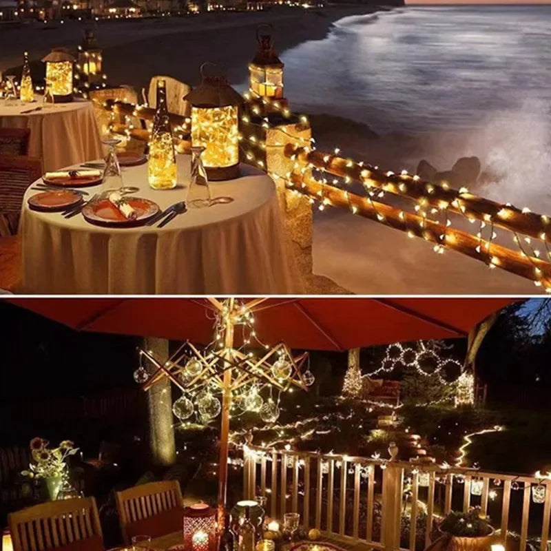 Waterproof Solar LED String Lights