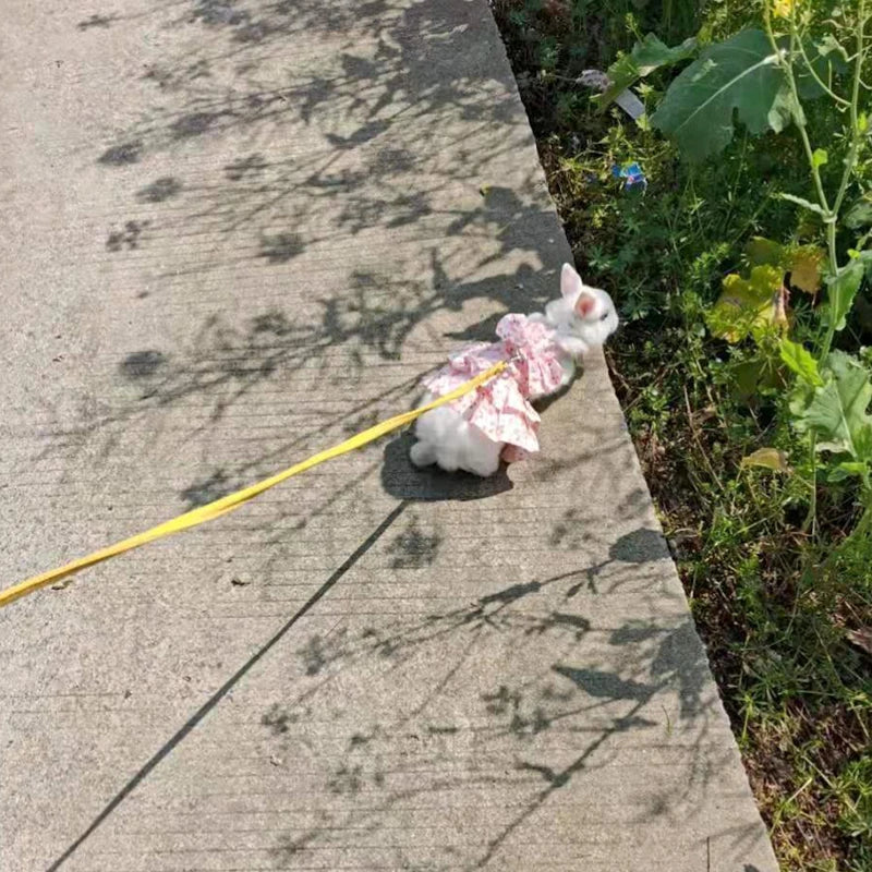 Cotton Rabbit Harness Dress Set