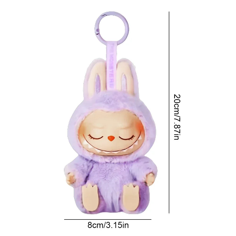 Labubu Heartbeat Macaron Doll Pendant