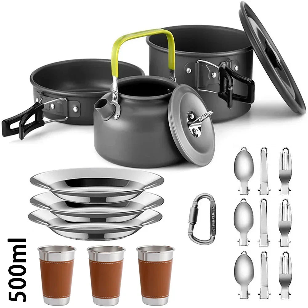 Outdoor Non-Stick Cookware Kit
