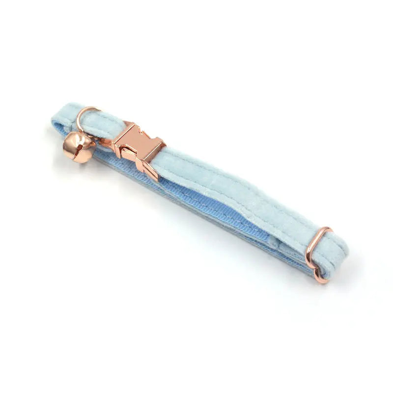 Personalized Velvet Cat Collar