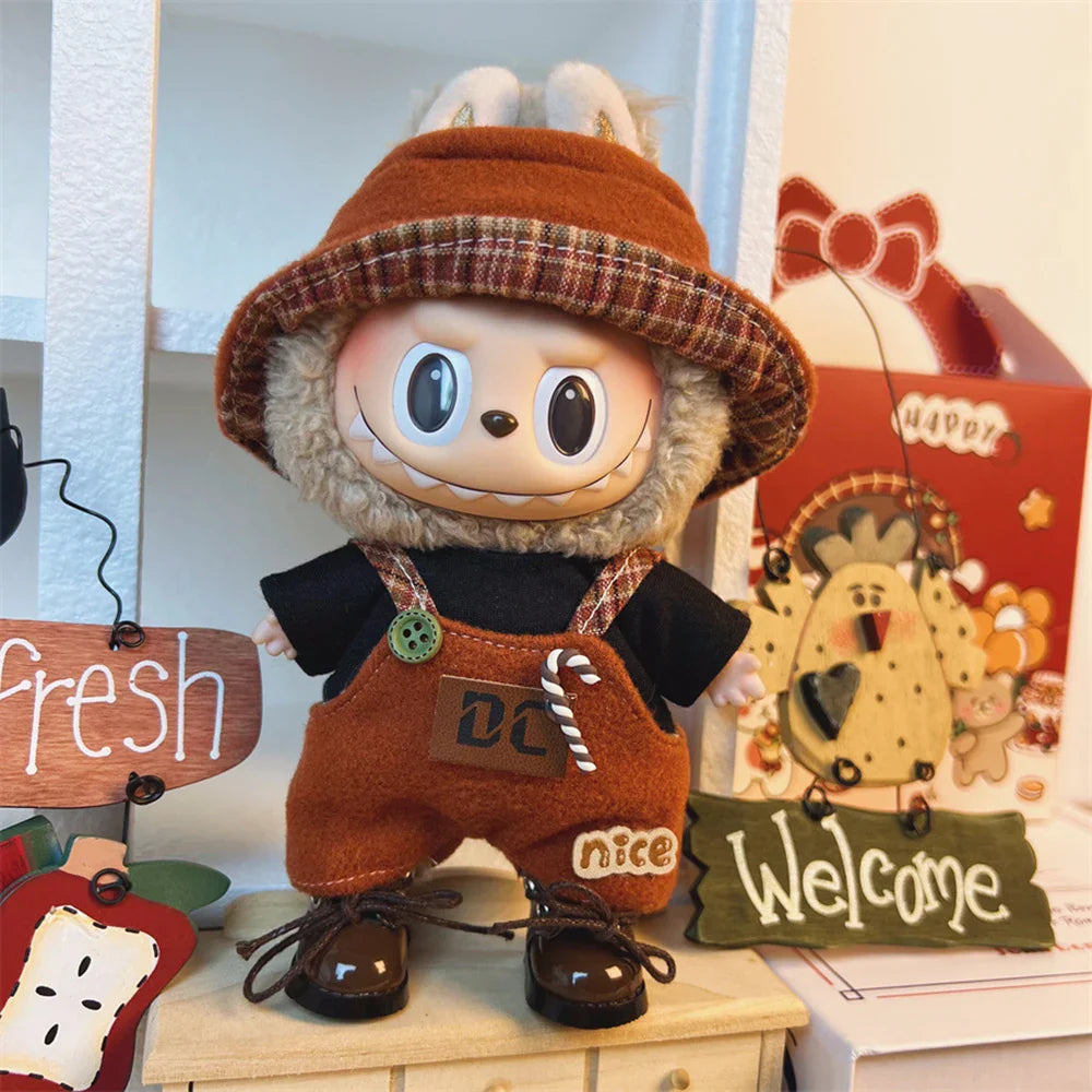 Labubu 17cm Mini Doll Outfits