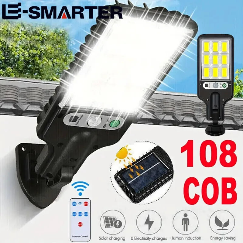 108 LED Solar Security Light