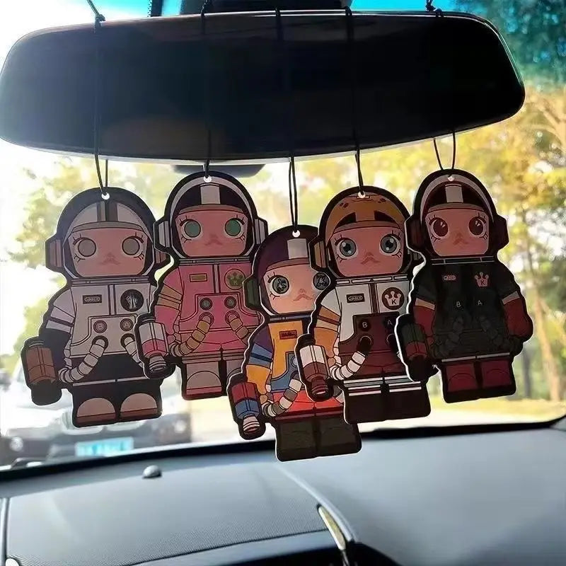 Labubu Cartoon Car Air Freshener Pendant