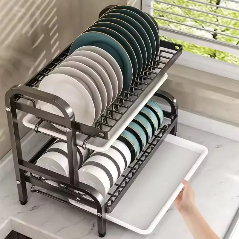 3-Layer Rustproof Dish Rack