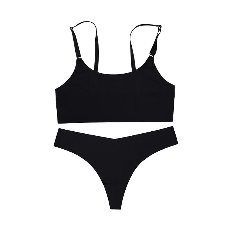 Women's Seamless Bras And Underwear Set