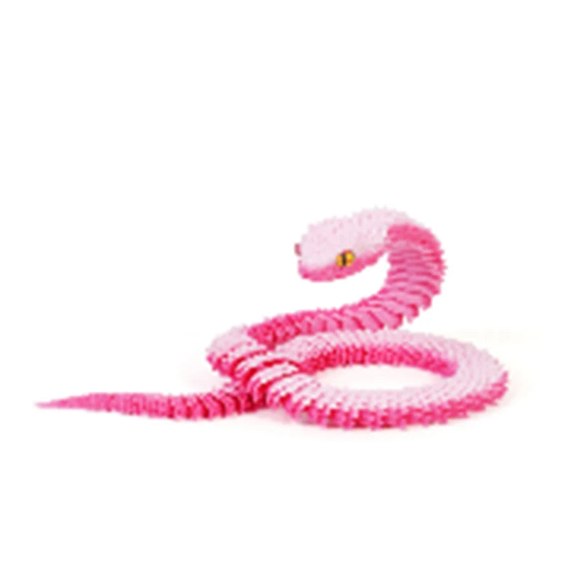 3D Printed Colorful Snake