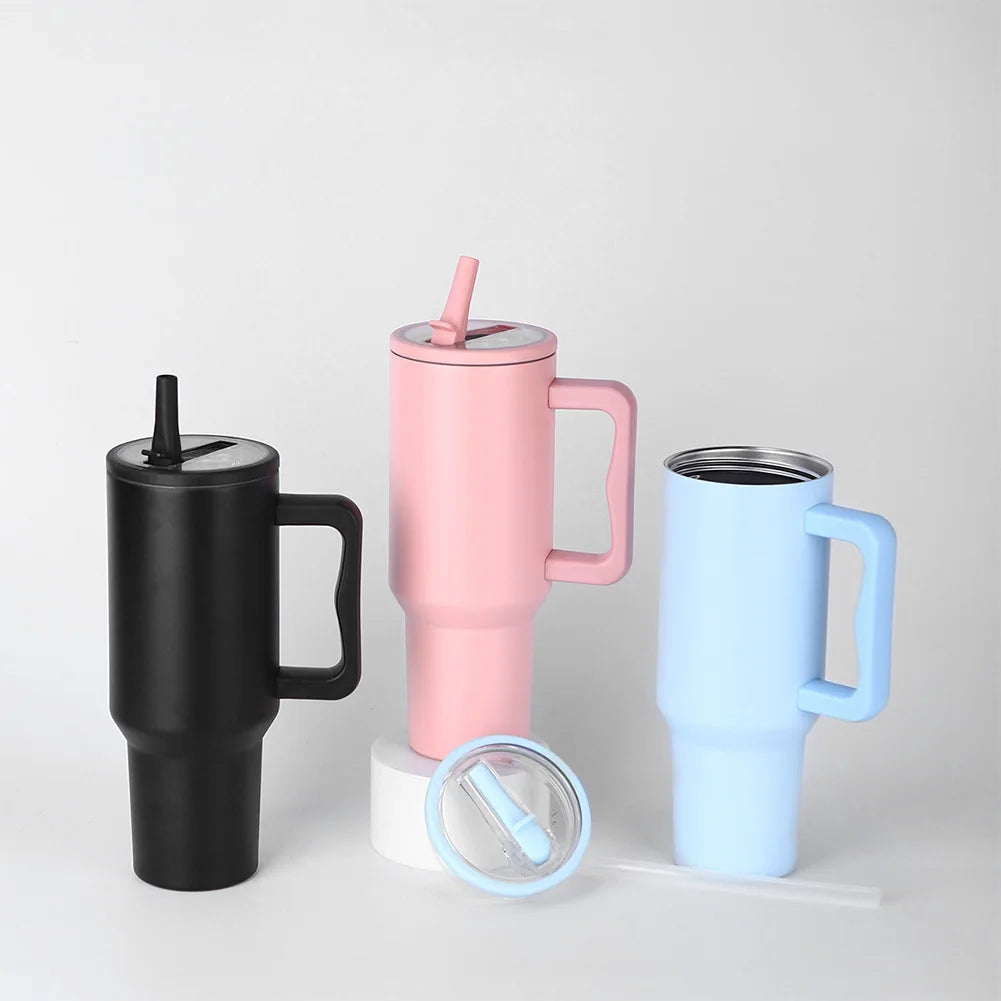 40oz Tumbler Flip Straw Lid