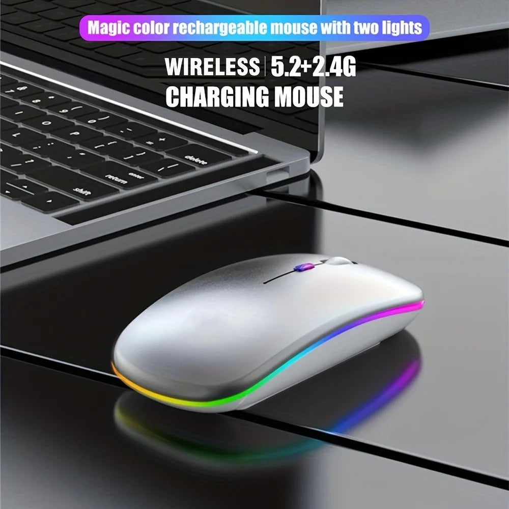 Dual-Mode Wireless RGB Mouse