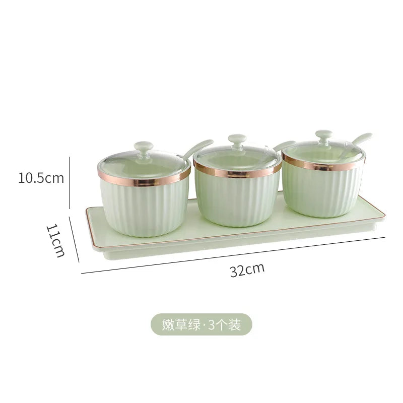 Luxury Kitchen Spice Jar Set