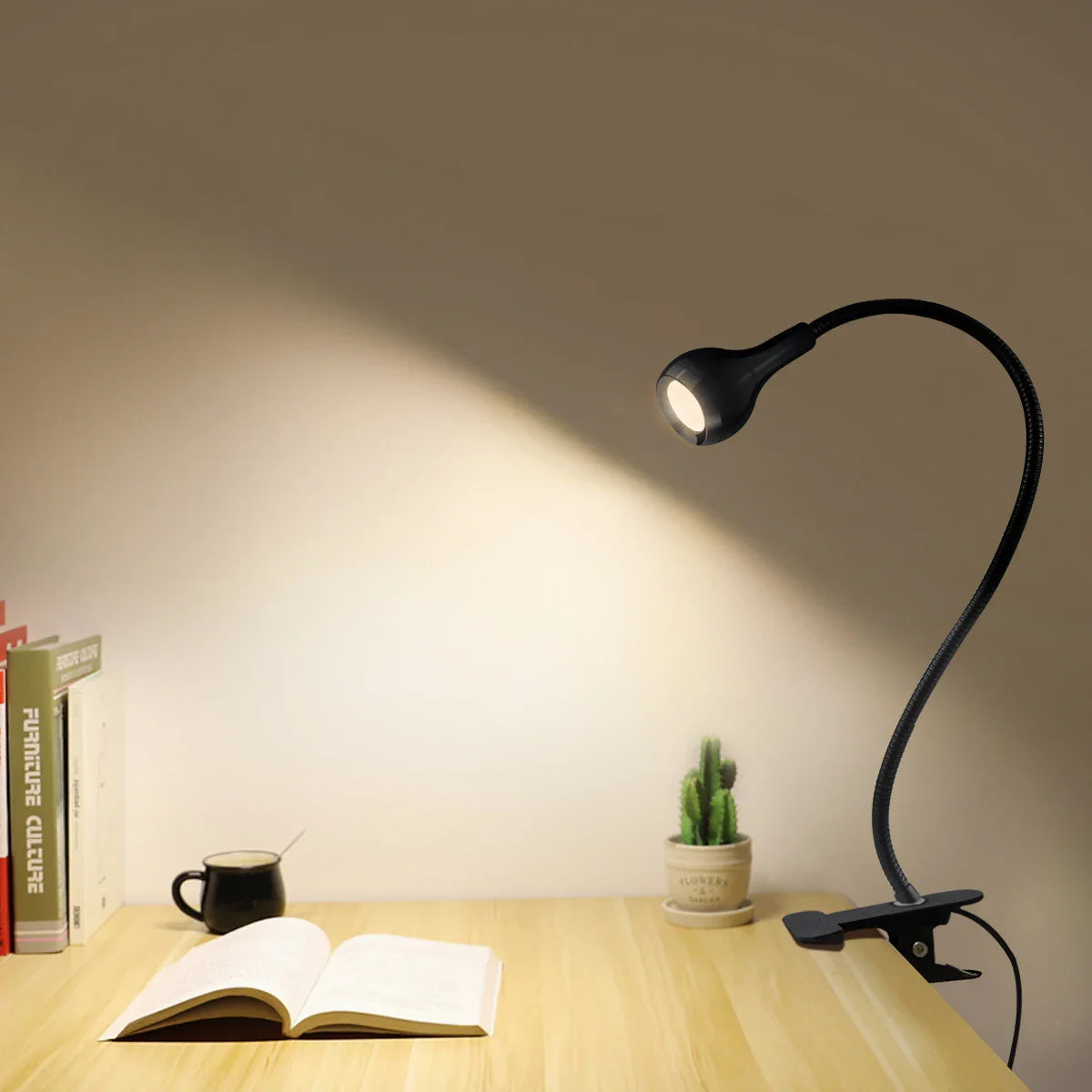 USB Clip LED Reading Lamp